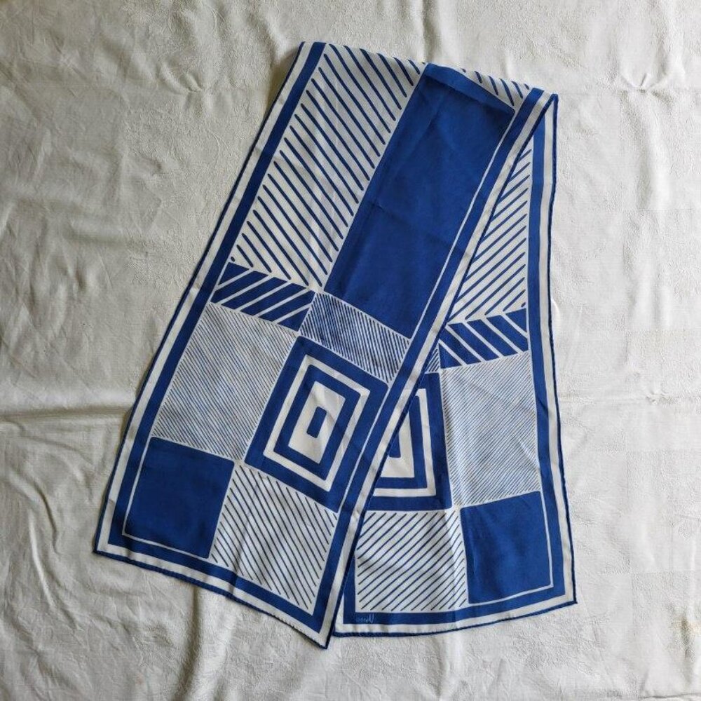 Geometric Pattern Scarf By Vera Neuman